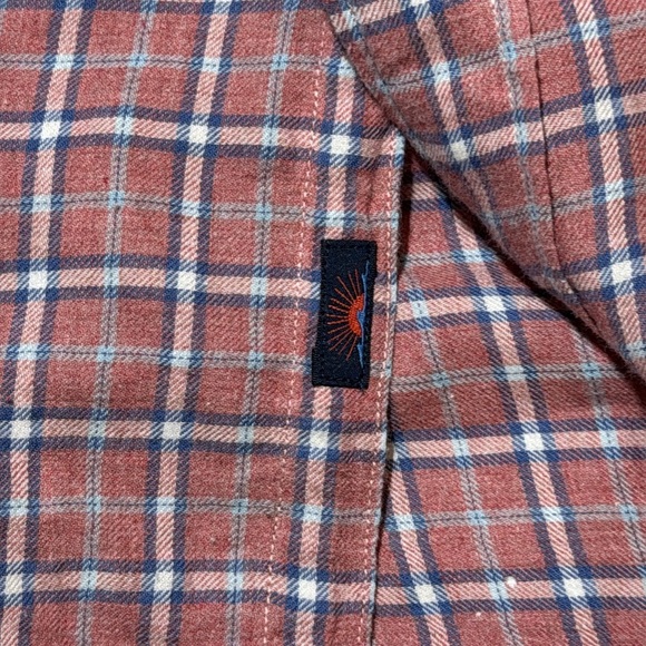 Faherty Plaid 100% Organic Cotton Button Down Shirt* - Picture 6 of 8